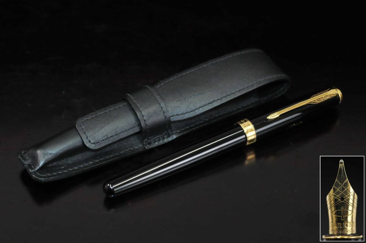 PARKER パーカー 万年筆 ソネット フランス ⅢL ペン先:18K750 ※イニシャル入 箱無 中古品 34260581-3拍卖