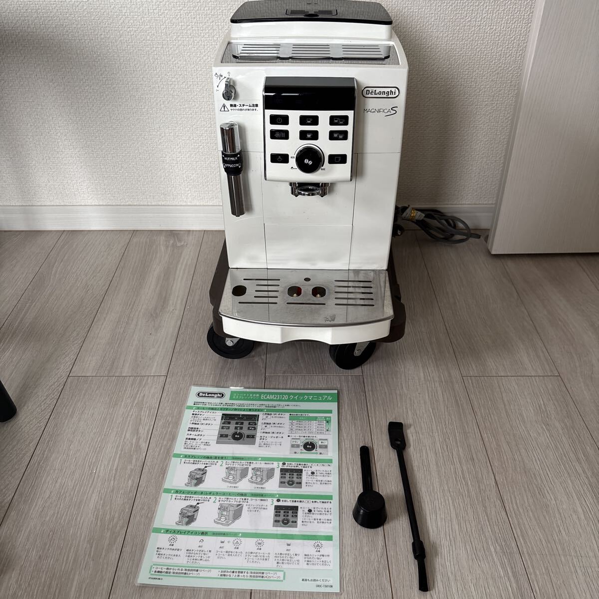 ジャンク DeLonghi マグニフィカS 全自動エスプレッソマシン ECAM23120 WN 1913821407拍卖