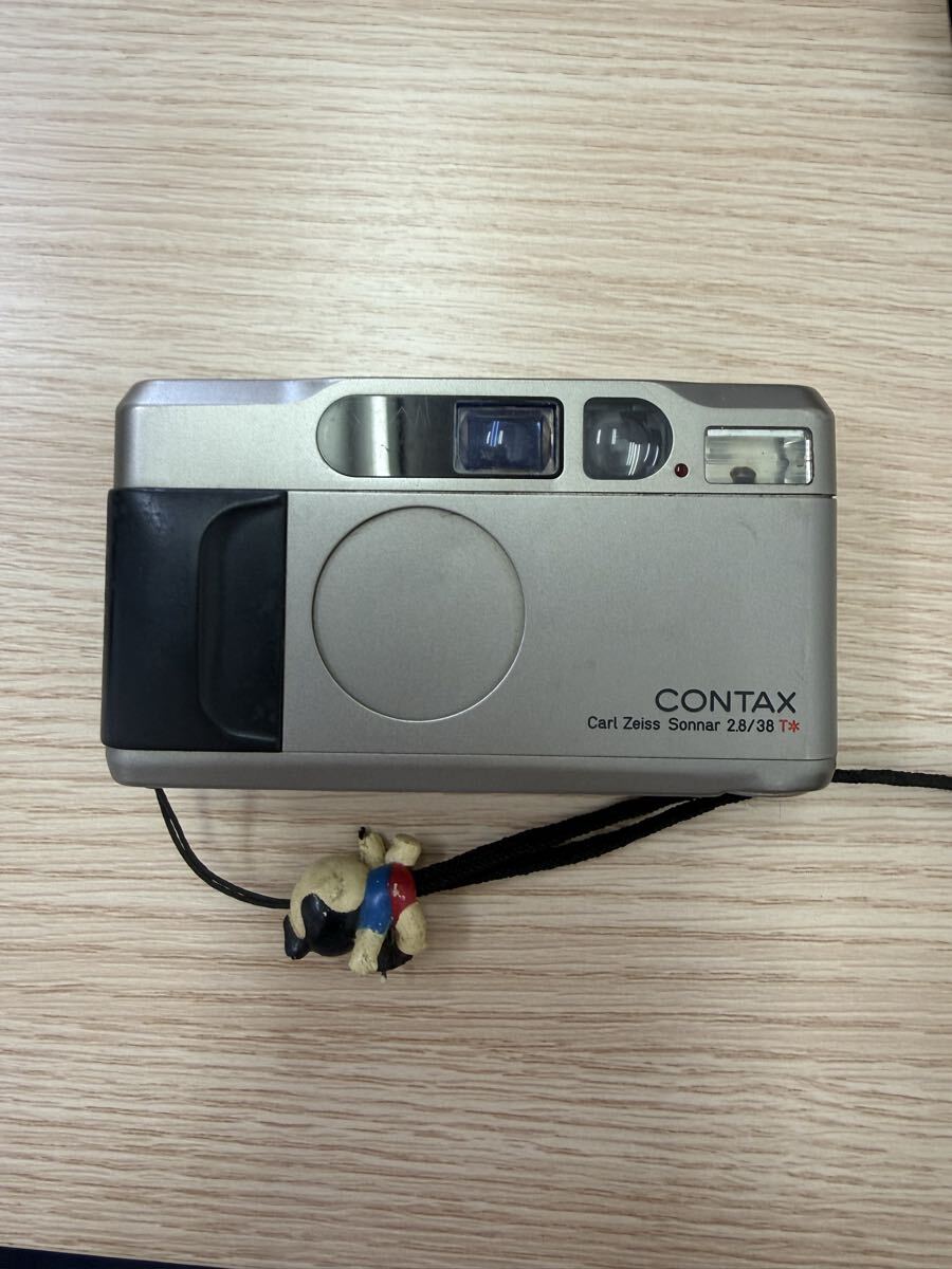CONTAX T2 Carl Zeiss Sonnar 38mm F2.8 T コンパクトフィルムカメラ 通電確認済み拍卖