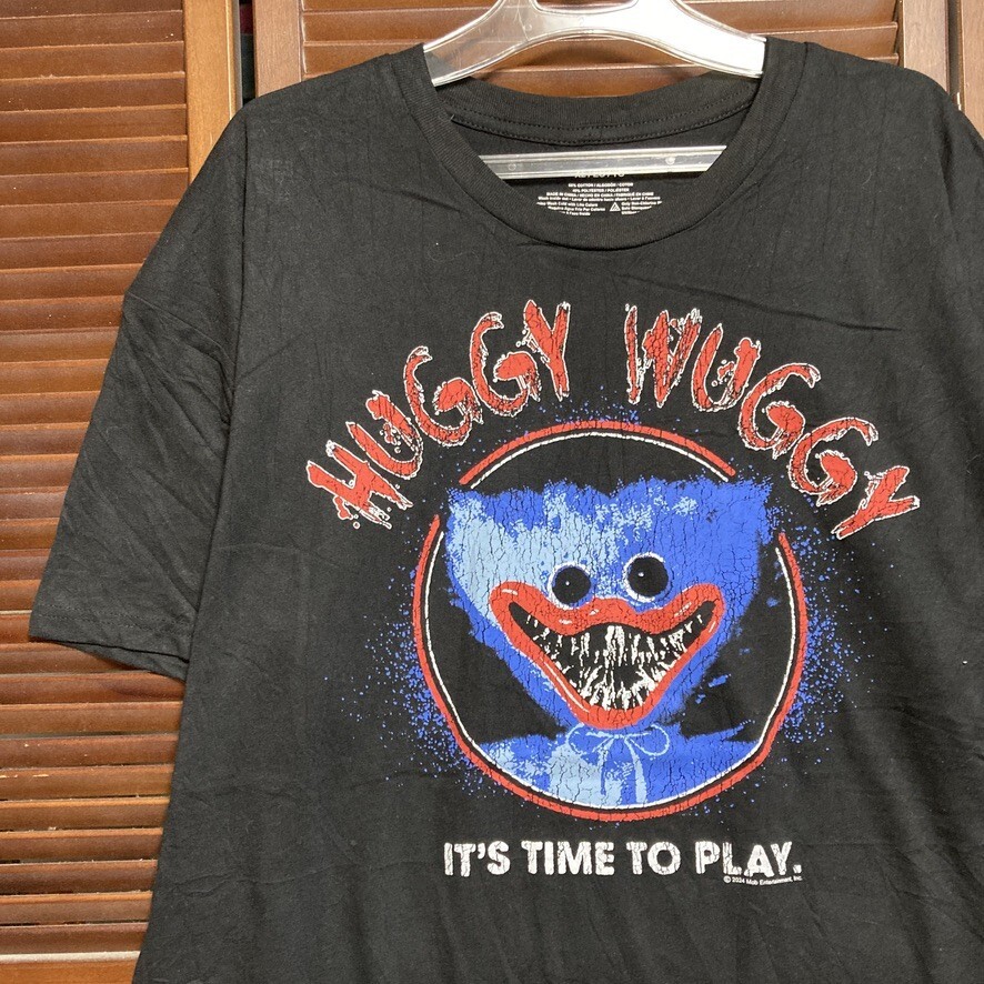 古着 NDJD ゲーム Tシャツ 00s ポピープレイタイム ハギーワギー 歯 笑顔 キャラ 黒 激レア 激安 スペシャル vintage Y2K 90s 他拍卖
