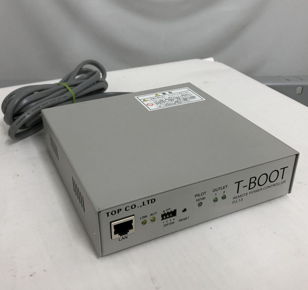 ■明京電機 T-BOOT PJ-13 リモートパワーコントローラー リブーター 即日発送 一週間返品保証【H26062607】拍卖