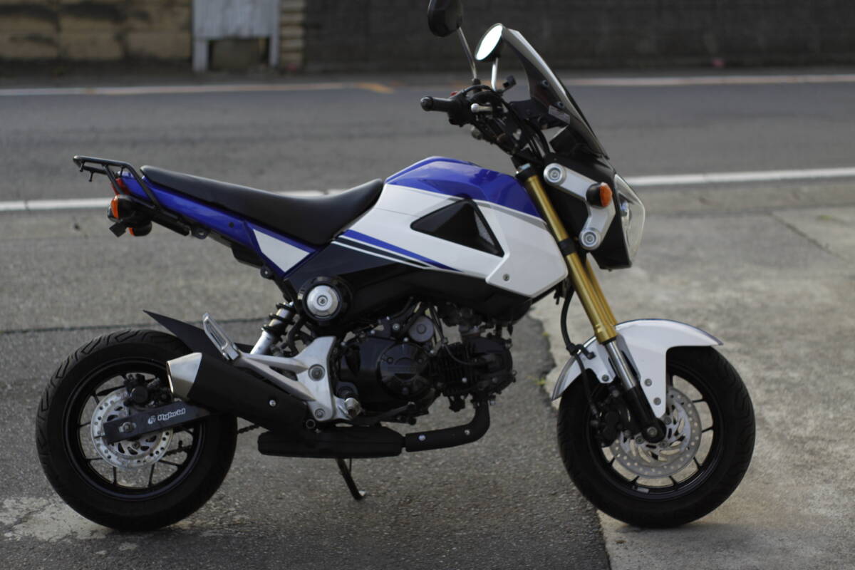 1円スタート お盆セール ホンダ グロム 125 grom jc61 エンジン始動 動画あり スクリーン拍卖