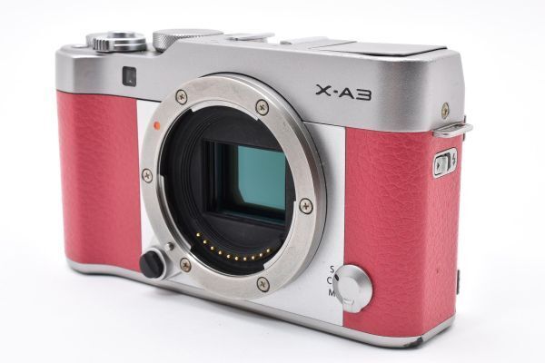フジフィルム FUJIFILM X-A3 ボディ ピンク デジタルカメラ ミラーレス一眼 #6129拍卖