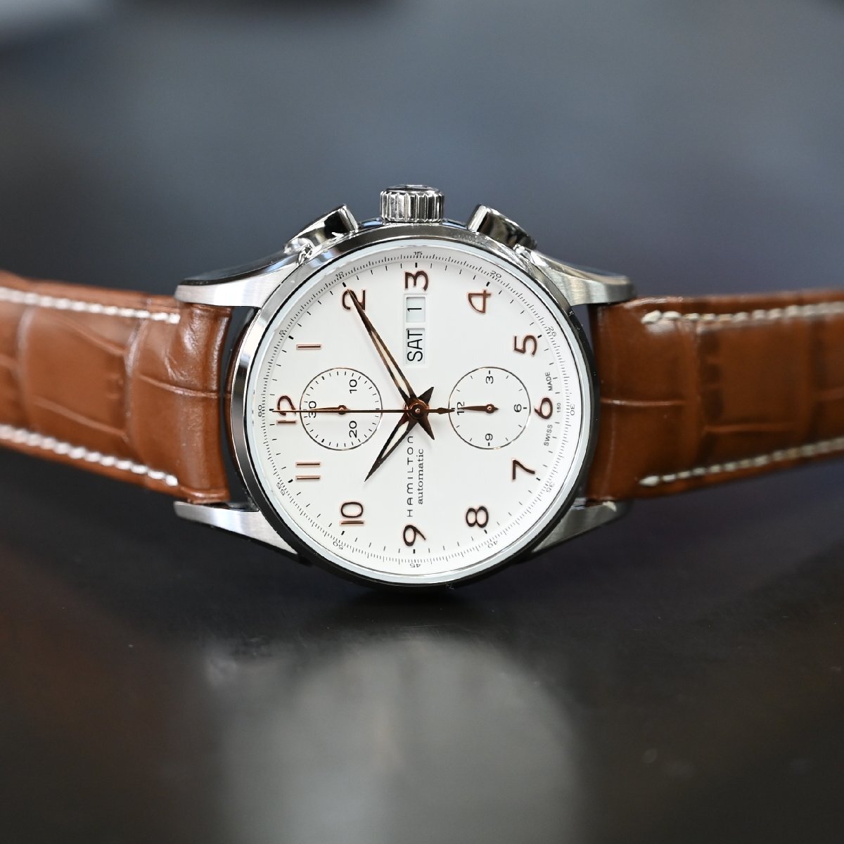 【HAMILTON】ハミルトン ジャズマスター Maestro Auto Chrono H32576515 未使用品拍卖