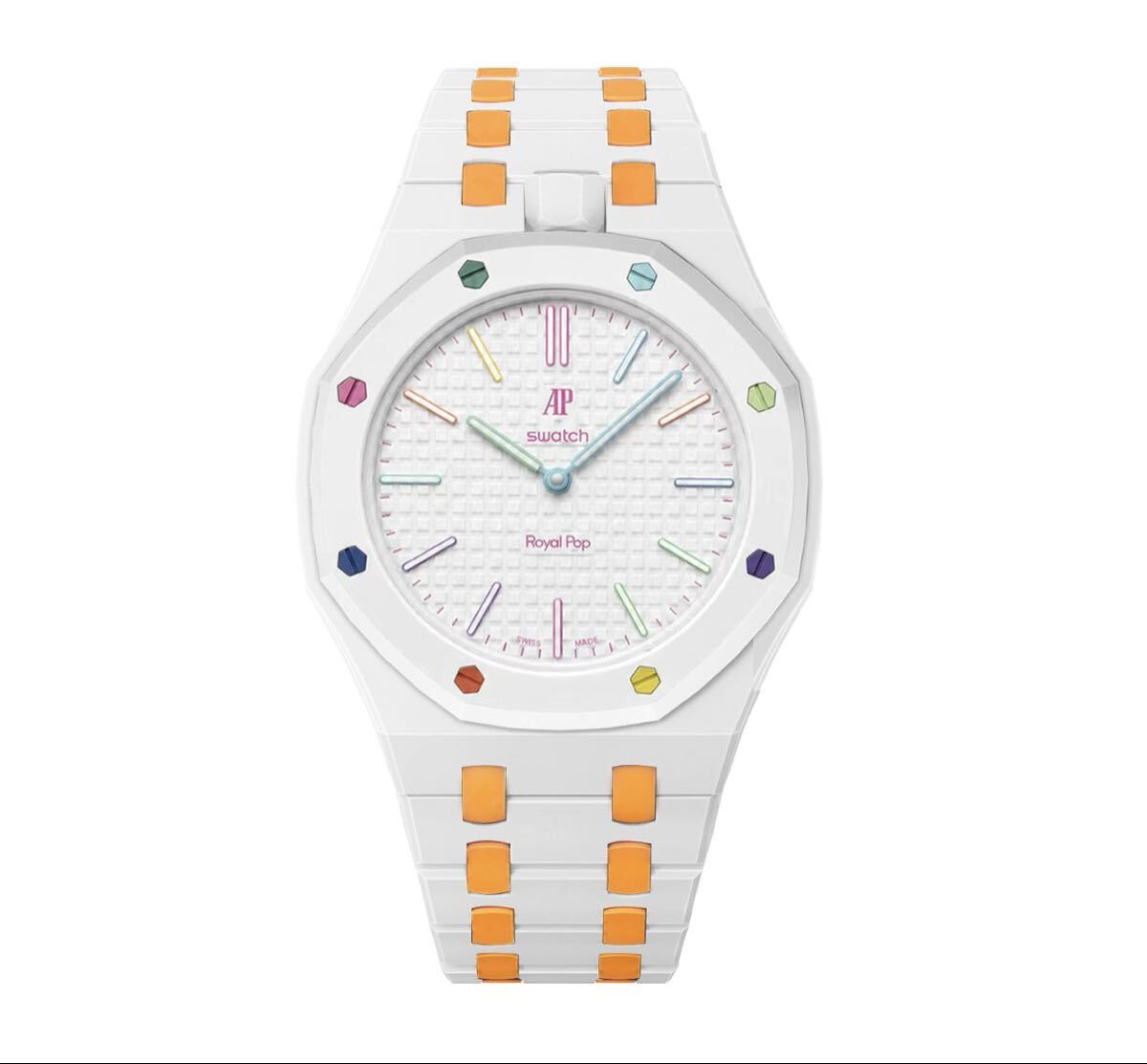 AP×Swatch Royal Pop 対応陶瓷リンクベルト TP6拍卖