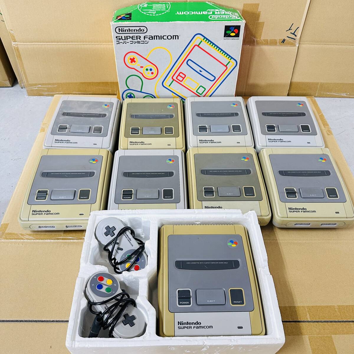【動作未確認】 ニンテンドー SFC スーパーファミコン 本体 まとめ売り ジャンク品 YF0174拍卖