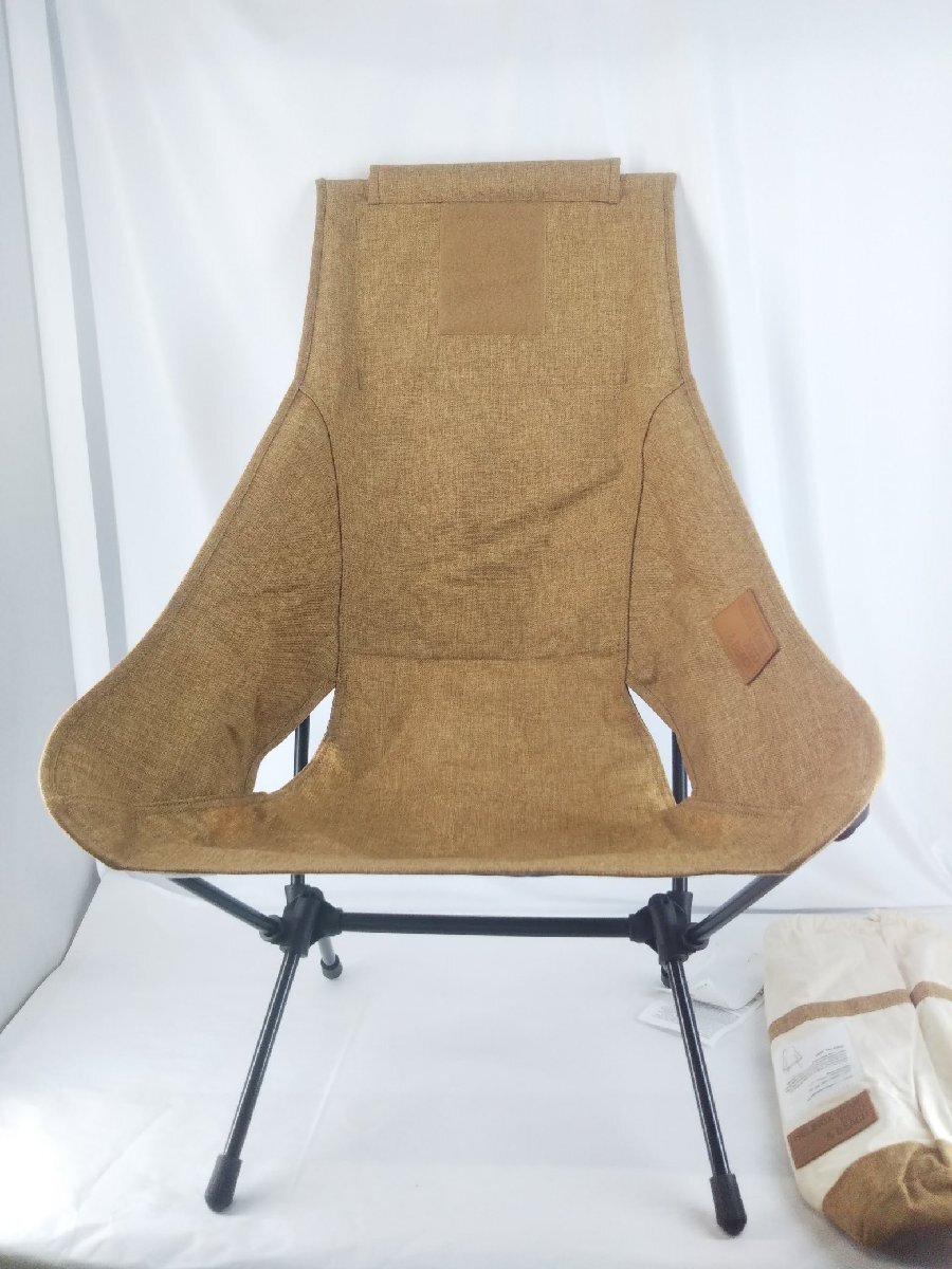 Helinox Chair Two Home DECO & BEACH ヘリノックス チェア カプチーノ アウトドア キャンプ用品 折りたたみチェア 椅子 美品 1円スタート拍卖