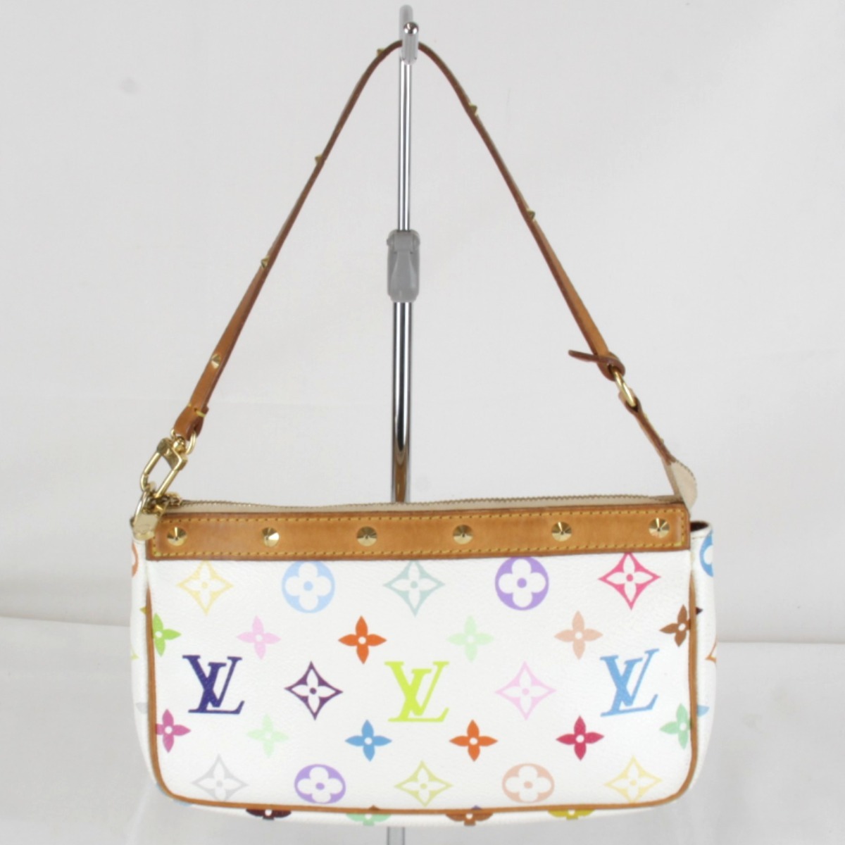 【価格改定】良品『USED』LOUIS VUITTON【ルイ・ヴィトン】 M92649 ポシェット アクセソワール アクセサリーポーチ モノグラムマルチカラー拍卖