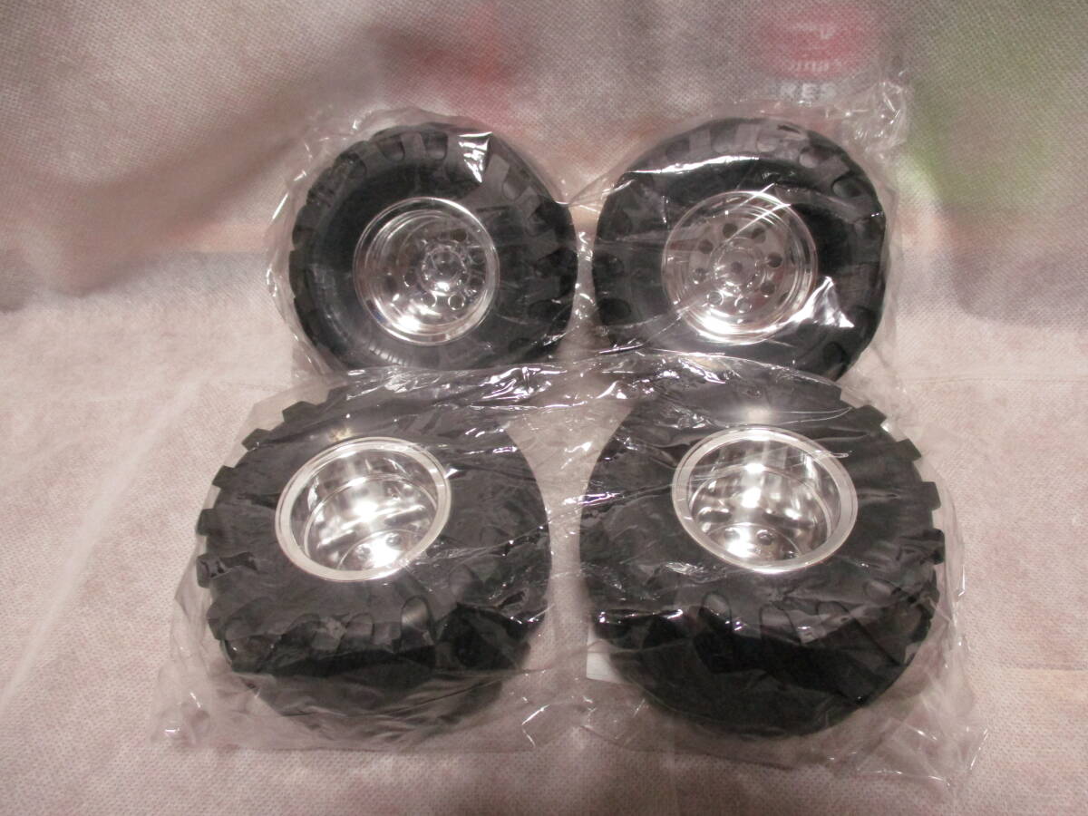タミヤアフター 19805619 1/10RC ワイルドウイリー2 リヤタイヤ/ホイール(L/R) 2セット拍卖