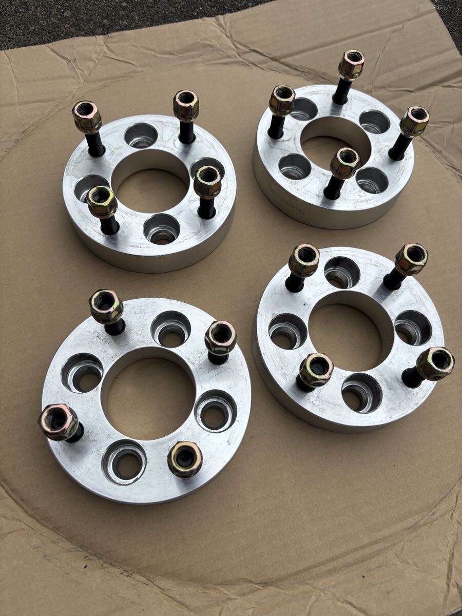 DURAX ワイドトレッドスペーサー 4H 100→114.3 P1.5 30mm 4枚セット 拍卖