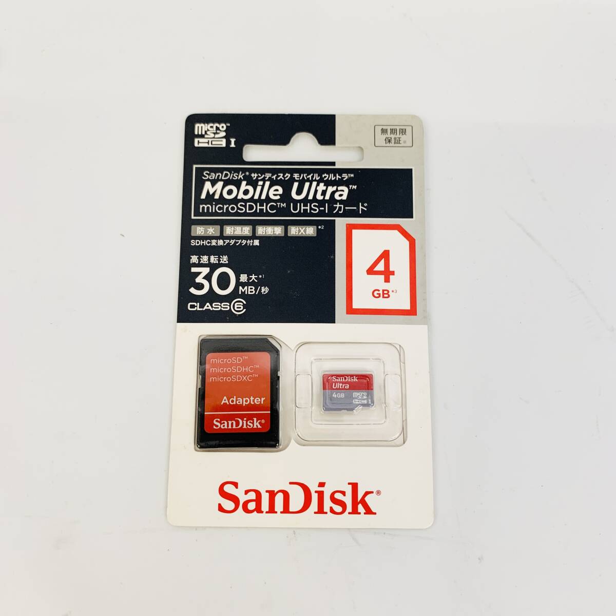 SanDisk Mobile Ultra microSDHC UHS-I カード 4GB SDSDQY-004G-J35A拍卖