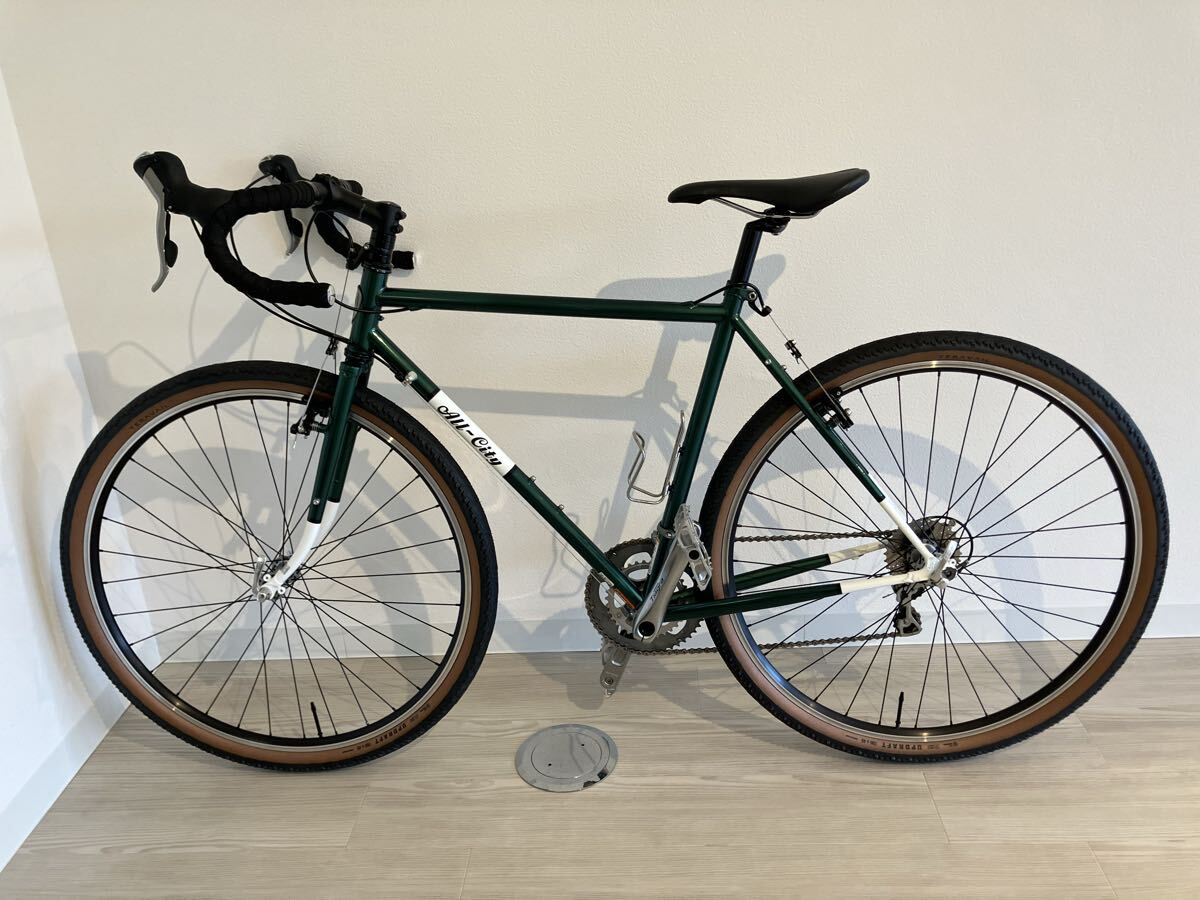 All-city space horse British green 52 カンチブレーキ グラベルロードバイク 拍卖