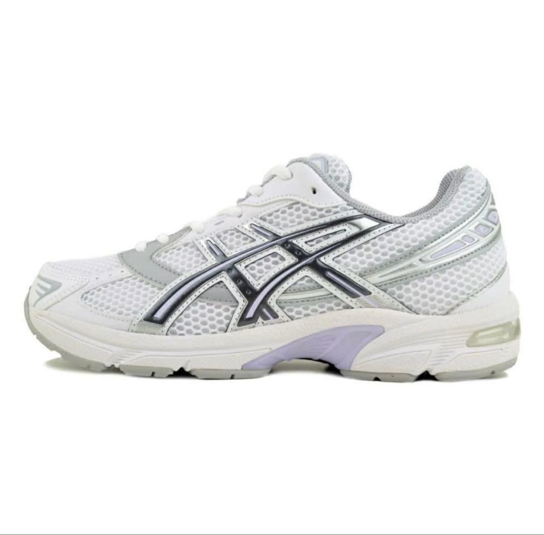 新品タグ付き asics GEL-1130 WHITE/CARRIER GREY アシックス 27.5cm 1202a164-115 メンズ パープル ホワイト 白 グレー拍卖