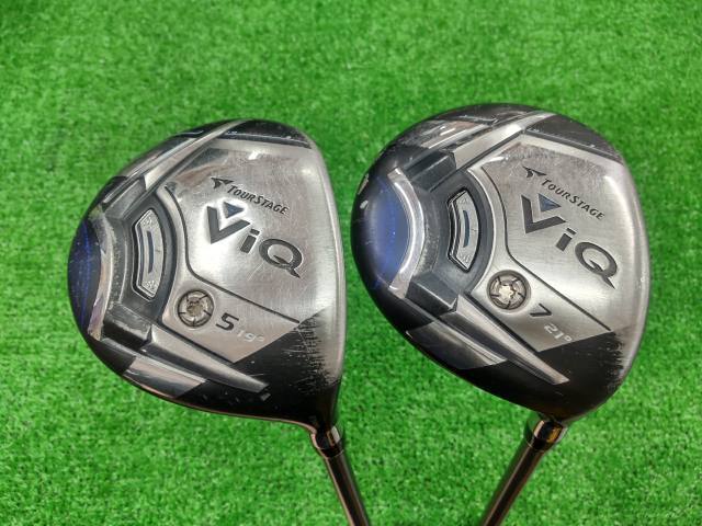 GK豊田▼903【名器】ブリヂストン ツアーステージ ViQ 2012 5W&7W■19° 21°■VT-501W■SR■2本セット■高弾道■やさしい■初心者おすすめ拍卖