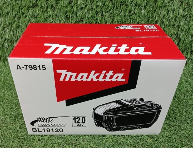 未開封品 makita マキタ 18V 12Ah リチウムイオンバッテリー (大容量) BL18120 A-79815 【2】拍卖