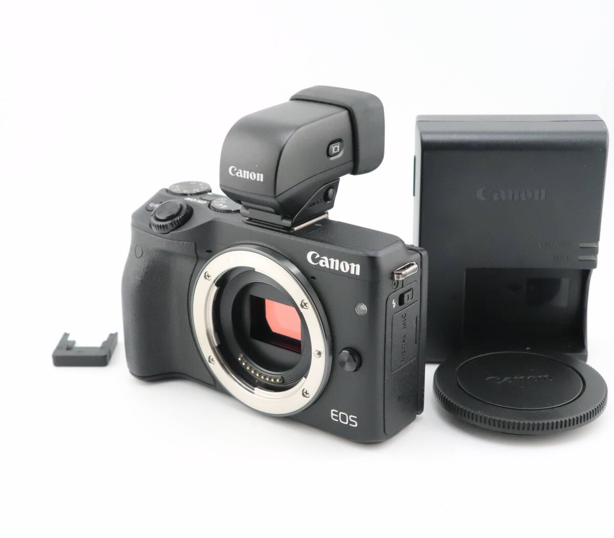 ★極上品★キヤノン CANON EOS M3 ボディ EVF-DC1 充電器付★ W0619#5298拍卖