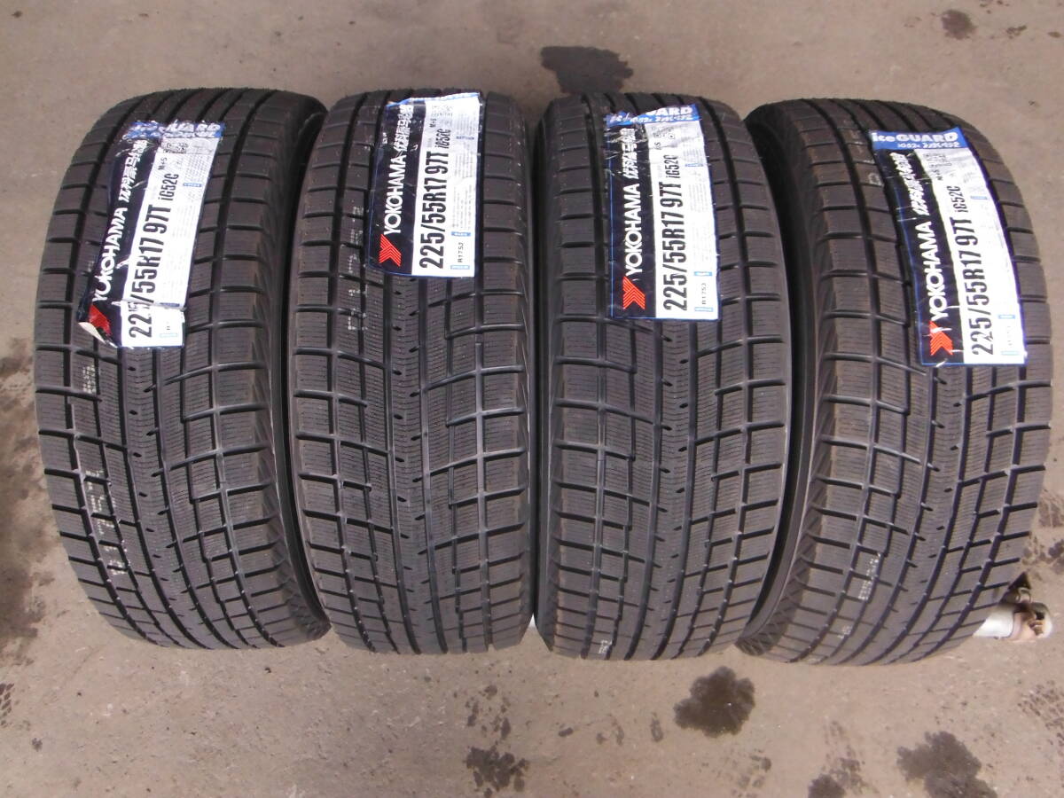 NP2162 送料無料! 新品 【4本SET総額59,800円】 225/55R17 ヨコハマ スタッドレス ICEGUARD IG52C 25年製 225/55-17 225/55/17拍卖