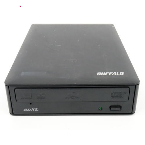 爆買【中古】BUFFALO バッファロー 4K動画再生対応 外付けブルーレイドライブ BRXL-16U3V拍卖