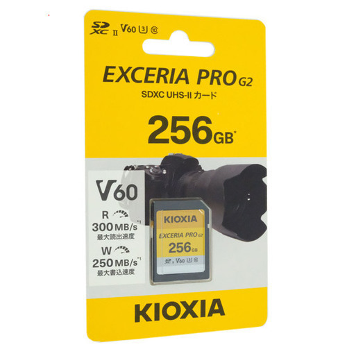 爆買キオクシア SDXCメモリーカード EXCERIA PRO G2 KSDHU-B256G 256GB拍卖
