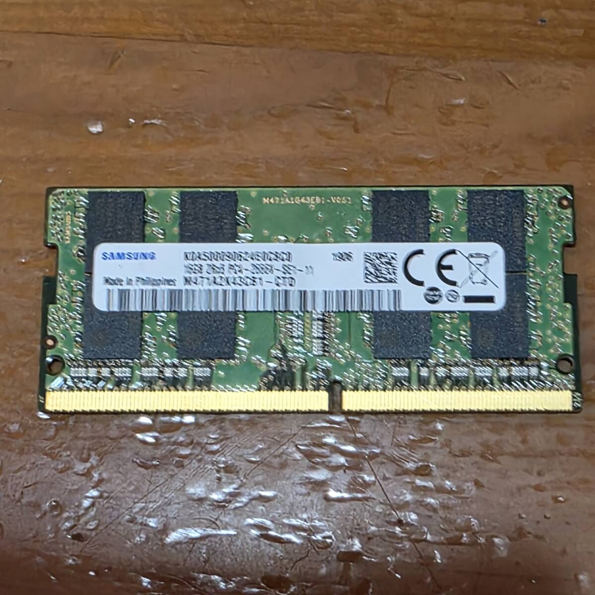 Samsung DDR4 SO-DIMM 16GB PC4-21300 (DDR4-2666) ノートPC用メモリ (M471A2K43CB1) 1枚拍卖