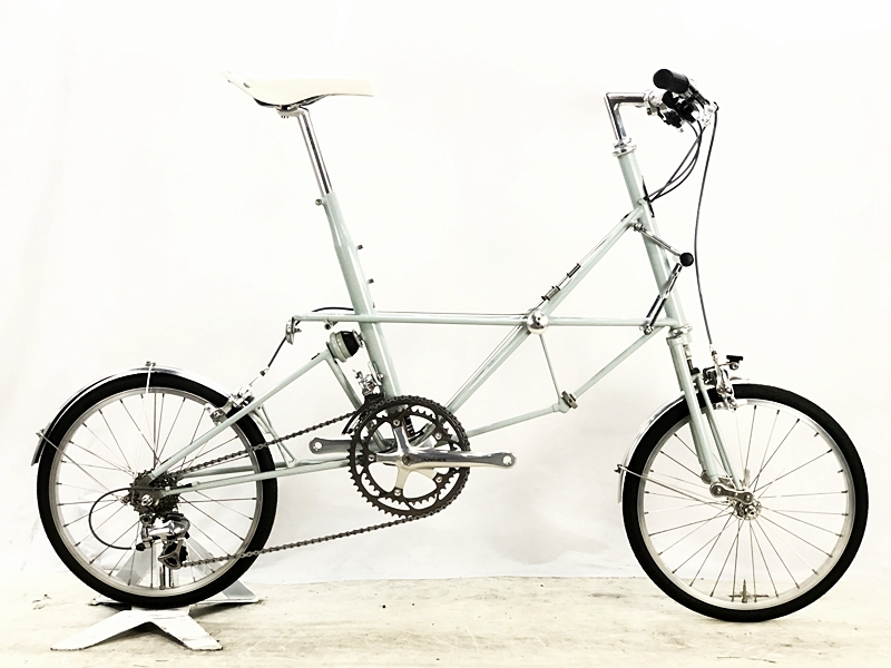 アレックスモールトン ALEXMOULTON AM-18 2007年 お城製 DURA-ACE 分割式 ミニベロ 17インチ ペールグレー拍卖