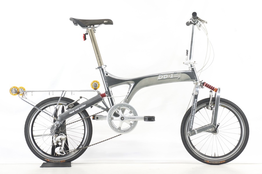 ◆◆ライズアンドミューラー R&M BD-1 LOW GRAVITY 2007年頃 アルミ フォールディングバイク 折り畳み自転車 SHIMANO CAPREO F700 1x9速拍卖