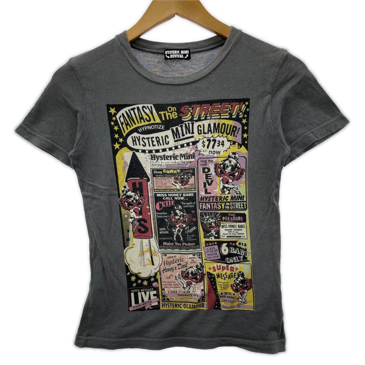 HYSTERIC MINI ヒステリックミニ 半袖Tシャツ size130/グレー ゆうパケットOK拍卖