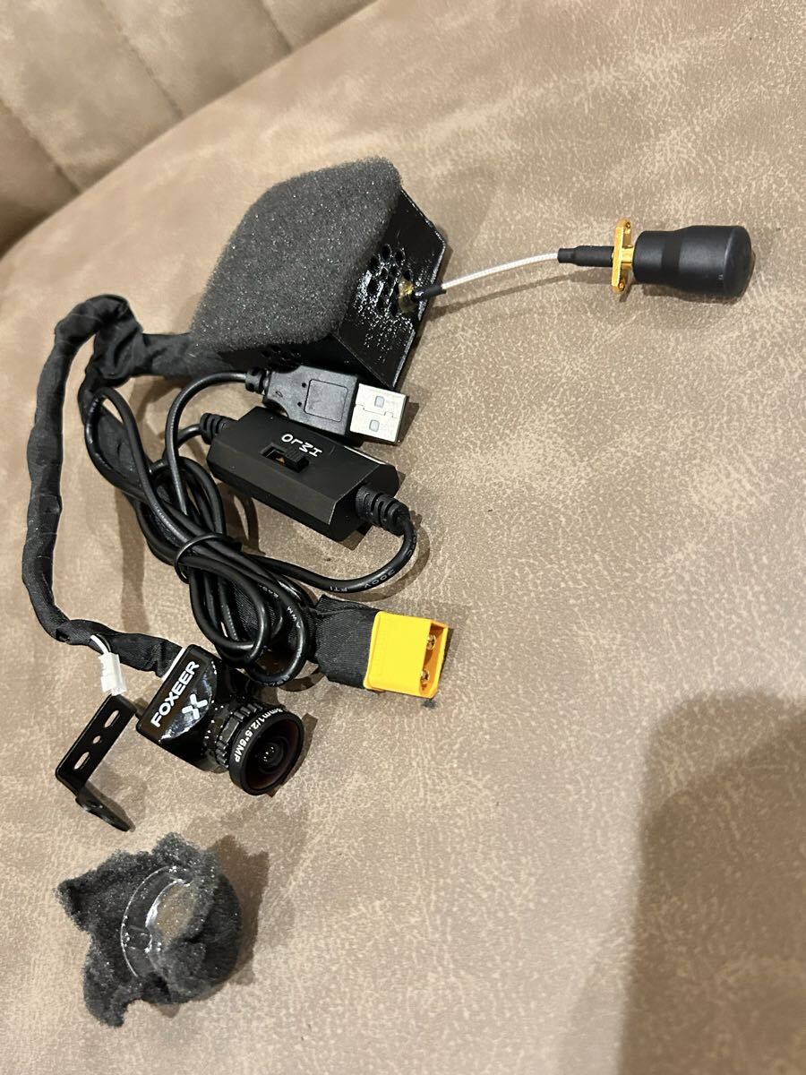 FOXEER Falkor X G-WDR FPVカメラ VTX アンテナ マイクセット ドローン 動作未確認 現状品 60サイズ拍卖
