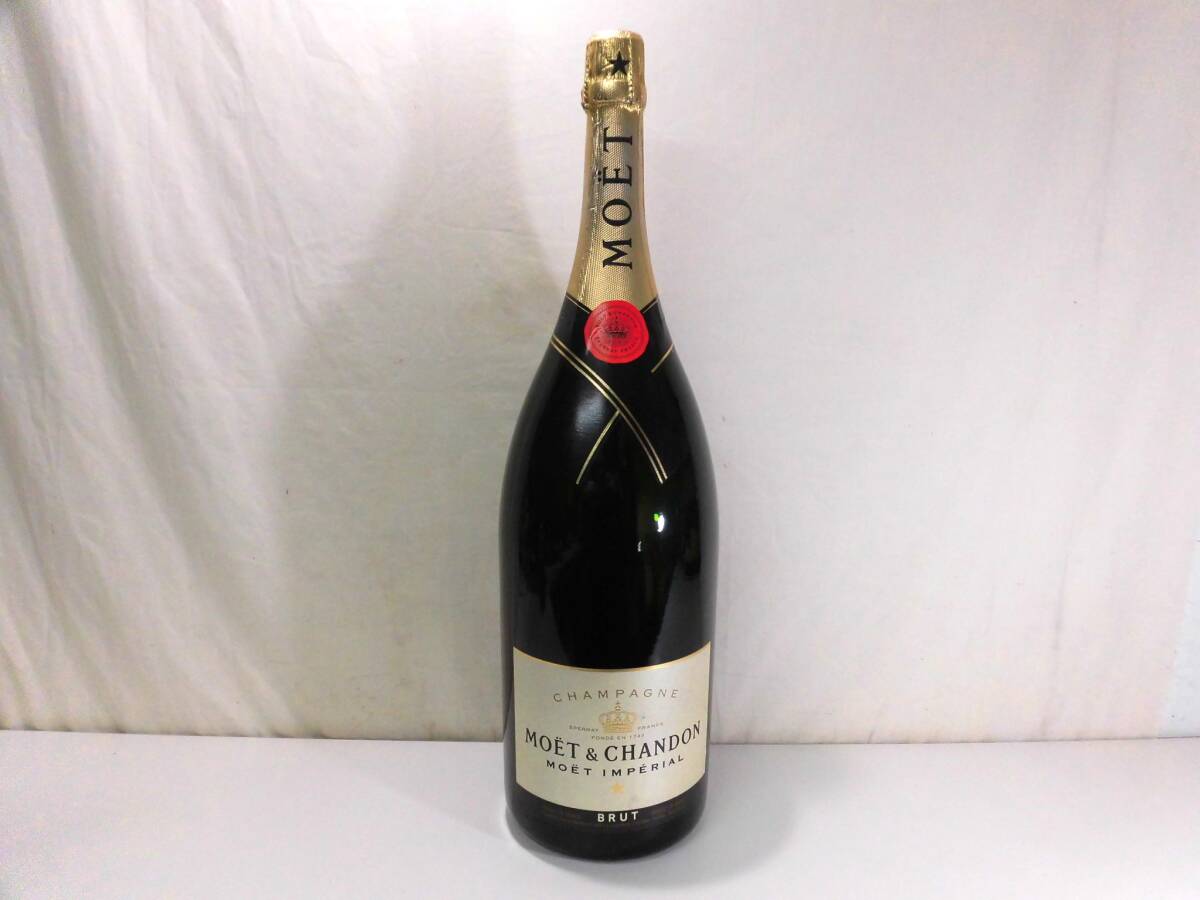 【元気堂】希少 MOET&CHANDON モエシャンドン ディスプレイボトル ダミーボトル 全高約62㎝ オブジェ 店舗 インテリア拍卖