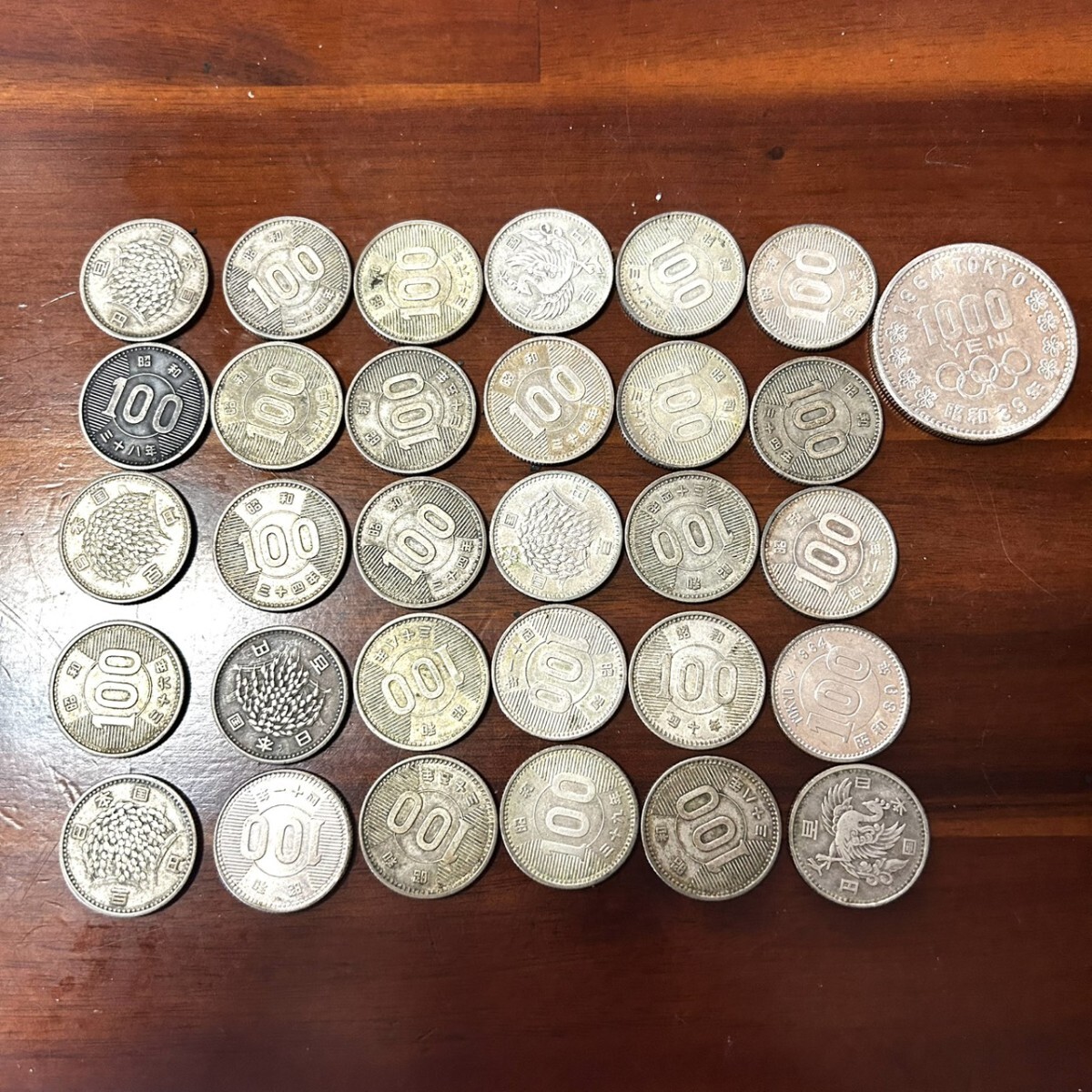 旧100円銀貨 1000円銀貨 合計4000円 記念硬貨 まとめ拍卖