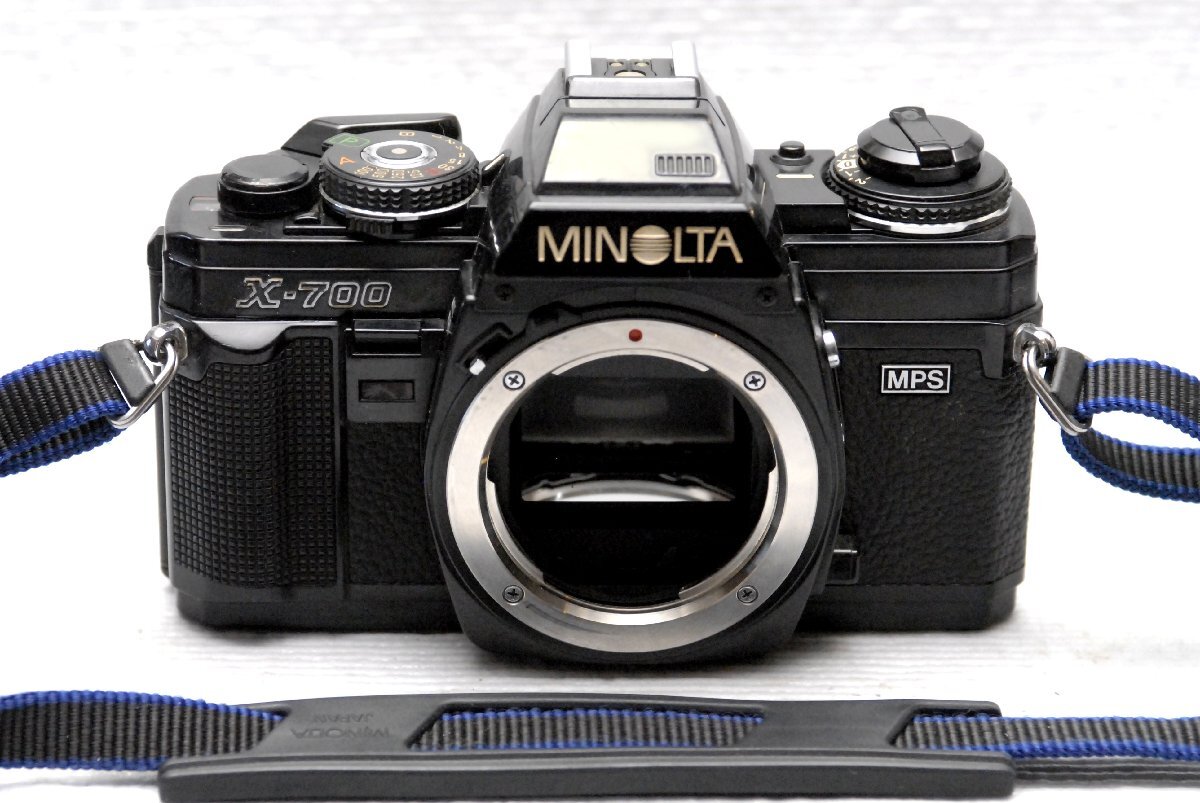 MINOLTA ミノルタ人気の高級一眼レフカメラ NEW X-700 MPS(黒)ボディ 希少な作動品 (腐食無し)拍卖