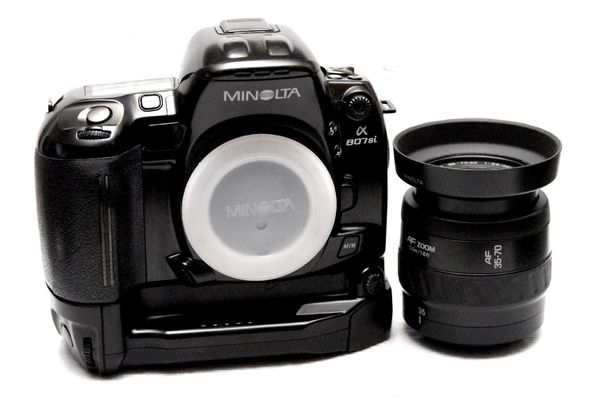 MINOLTA ミノルタα オートフォーカス高級一眼レフカメラ α807siボディ +(純正35-70mmレンズ付) 希少な作動品拍卖
