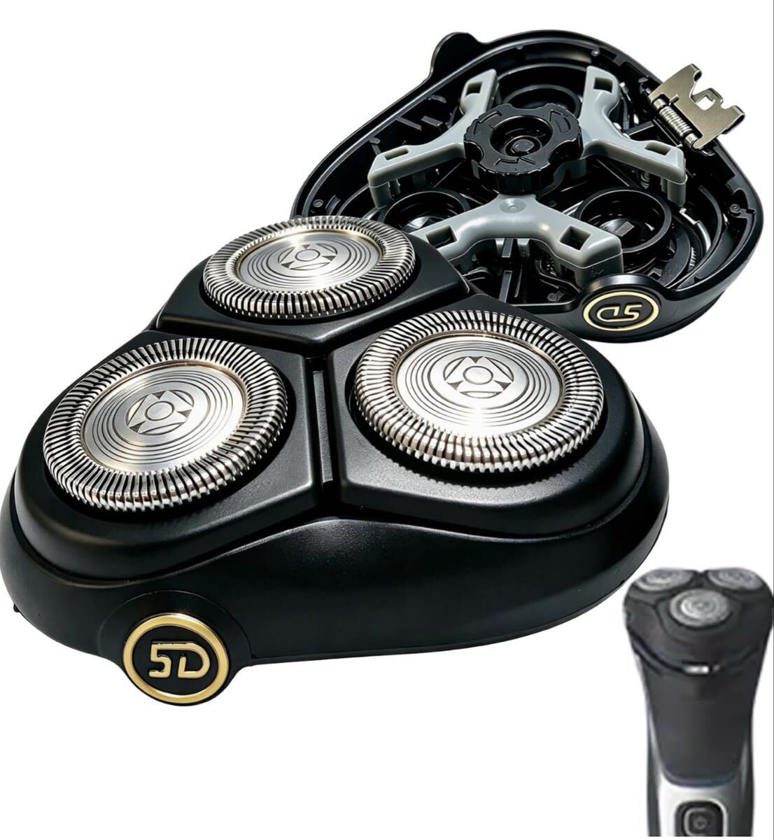 K SH30/S3000 シェーバー 替刃 フィリップス Norelco Series3000対応 交換用シェーバーヘッド 替え刃 ワンタッチ交換 全身水洗い可能 K6-55拍卖