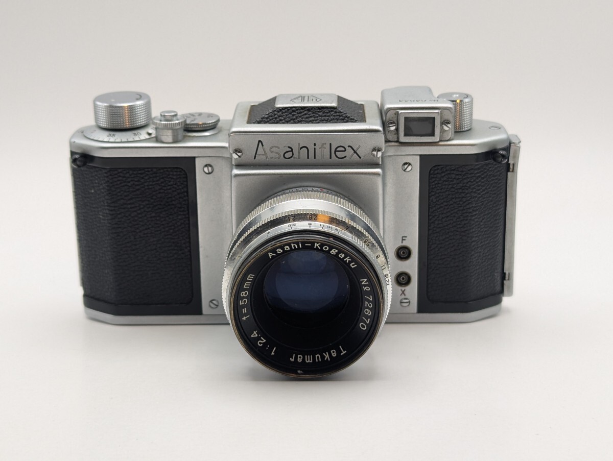 PENTAX Asahiflex IIA / Takumar 58mm F2.4 フィルムカメラ アサヒフレックス拍卖
