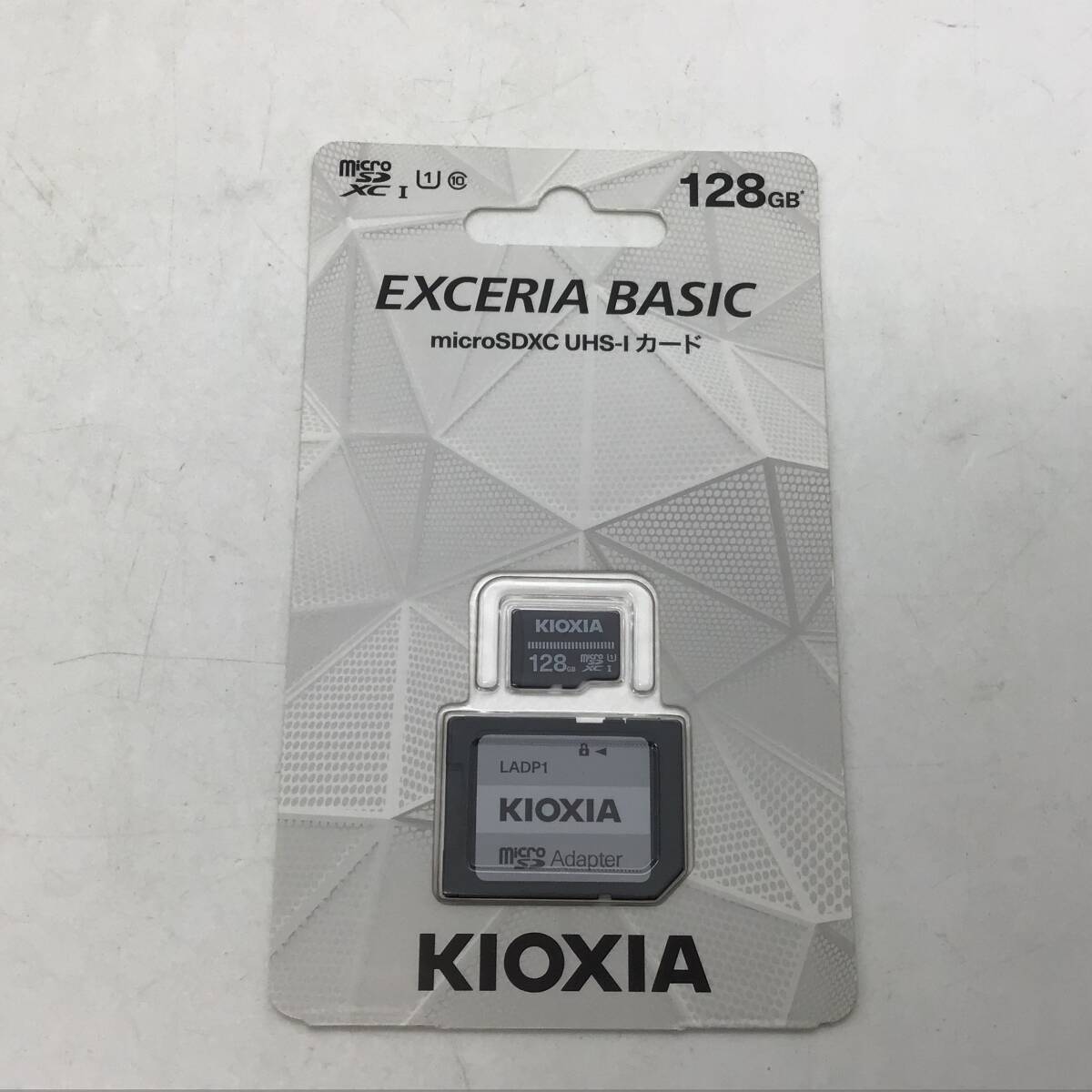 #7306 新品未開封 KIOXIA キオクシア EXCERIA BASIC 128GB micro SDXC UHS-Iカード マイクロSDカード KCA-MC128GS アダプター付拍卖