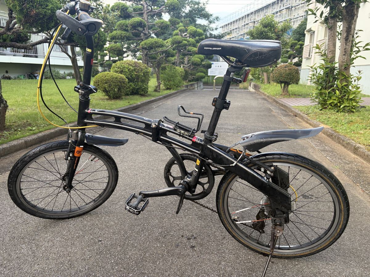 【直接引取限定】ドッペルギャンガー202 折りたたみ自転車・屋根付保管(要整備・レストアベースに) 折り畳み自転車 ミニベロ拍卖