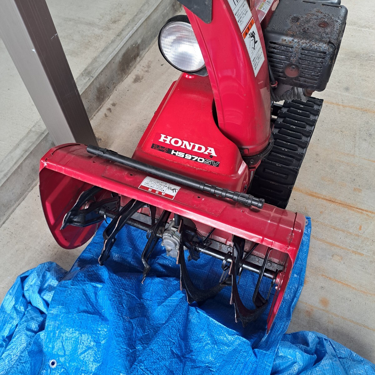 配送可 HONDA ホンダ 除雪機 スノーラ HS970SV HST 電動シューター 取扱説明書拍卖