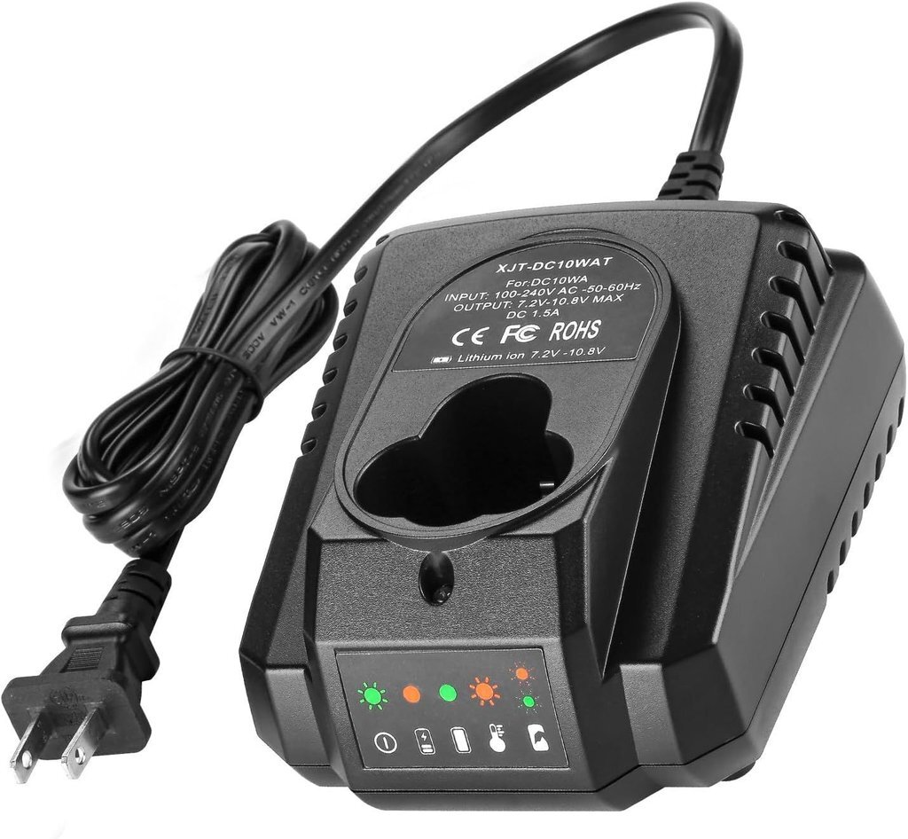 Ehomtikk 互換マキタ 充電器 DC10WA DC10WAT DC10WB 対応マキタ 7.2V-10.8V リチウムイオンバッテリー拍卖
