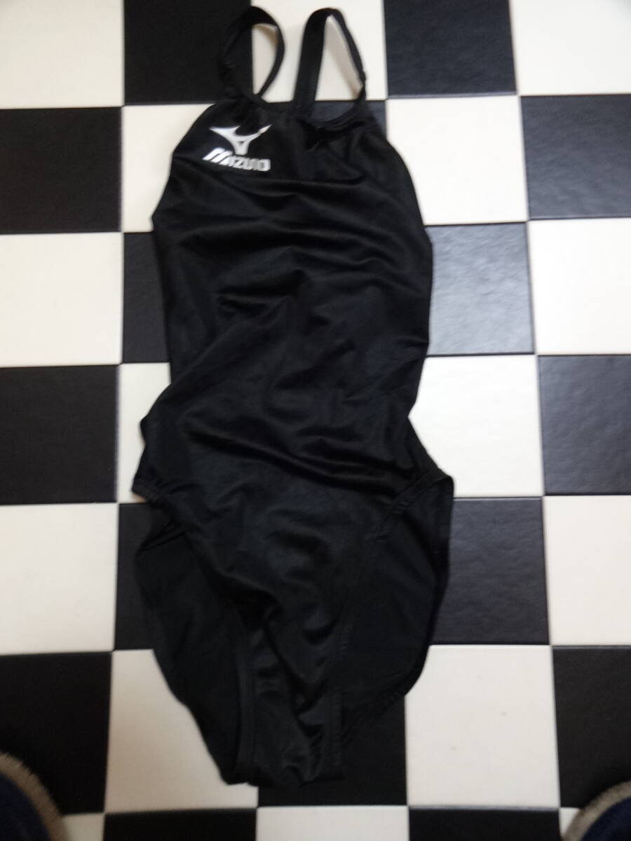 MIZUNO 女性水着ワンピース サイズM D8330 光沢黒 競泳水着拍卖