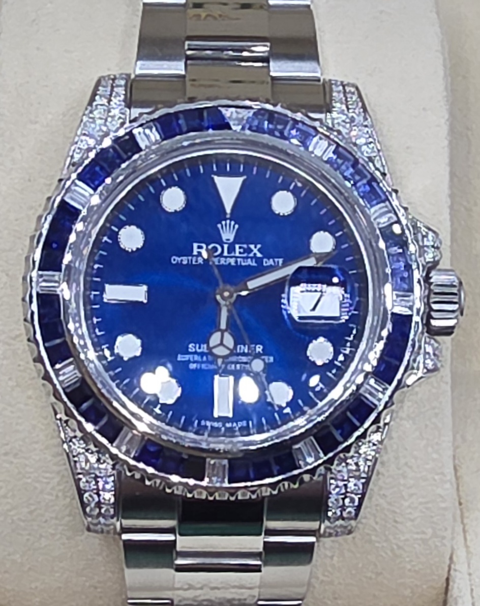 ROLEX ロレックス♪サブマリーナ116610LN→ 116659SABR仕様(シークレットモデル仕様)♪メンズ♪アフターダイヤモンド VSクラス 拍卖