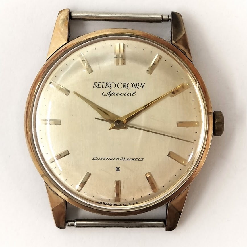 【S-11】稼働品 SEIKO CROWN Special J14100E セイコー クラウン スペシャル 腕時計 手巻き DIASHOCK 23 JEWELS 23石拍卖