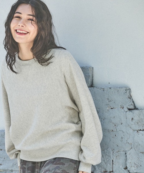 「niko and...」 スウェットカットソー LARGE グレー レディース拍卖