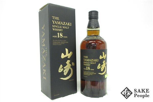 ◇1円#~ サントリー 山崎 18年 シングルモルト 旧ボトル 700ml 43% ジャパニーズ拍卖