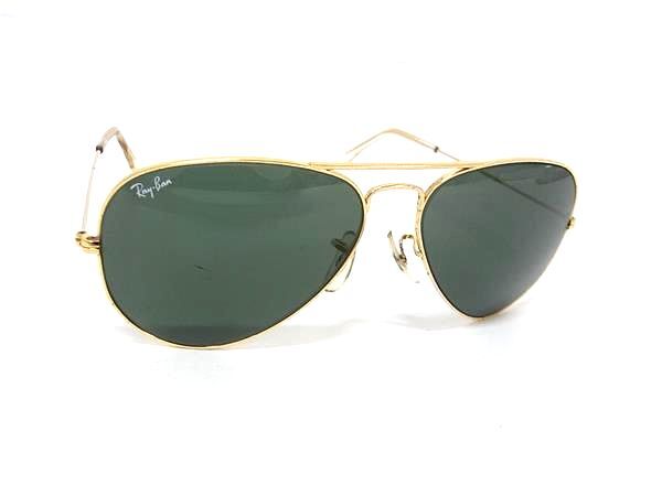 1円 ■極美品■ Ray-Ban レイバン B&L ボシュロム ヴィンテージ USA アビエーター サングラス 眼鏡 めがね メンズ ゴールド系 BQ6017拍卖