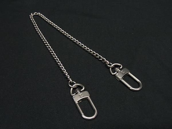 1円 ■極美品■ LOUIS VUITTON ルイヴィトン ポルトフォイユ アコルディオン用 ウォレットチェーン シルバー系 HC2620拍卖