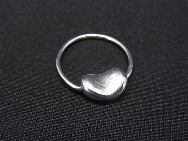 1円 TIFFANY&Co ティファニー エルサペレッティ ビーン SV925 リング 指輪 アクセサリー 約6号 レディース メンズ シルバー系 BV0318拍卖