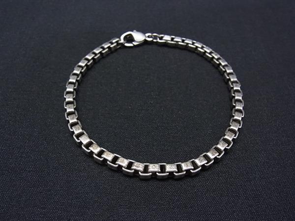 1円 TIFFANY&Co ティファニー ベネチアンリンク SV925 ブレスレット アクセサリー レディース メンズ シルバー系 GC2557拍卖