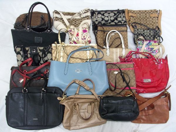 1円 COACH コーチ シグネチャー 等 キャンバス レザー 等 トートバッグ ハンドバッグ ショルダーバッグ 等 20点セット まとめ売り GC2758拍卖