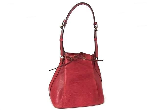 1円 LOUIS VUITTON ルイヴィトン M44107 エピ プチノエ 巾着型 クロスボディ ショルダーバッグ 斜め掛け カスティリアンレッド HF0045拍卖