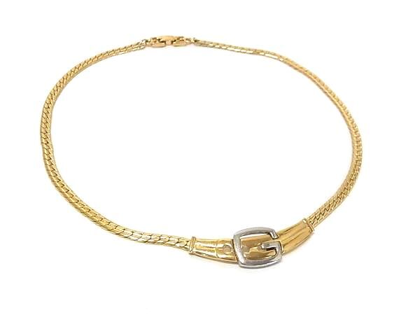 1円 ■美品■ GIVENCHY ジバンシィ ネックレス ペンダン卜 アクセサリー レディース ゴールド系×シルバー系 BR4723拍卖